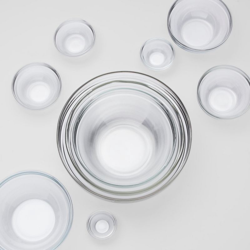 10pc Glass Mixing Bowls - Made by Design