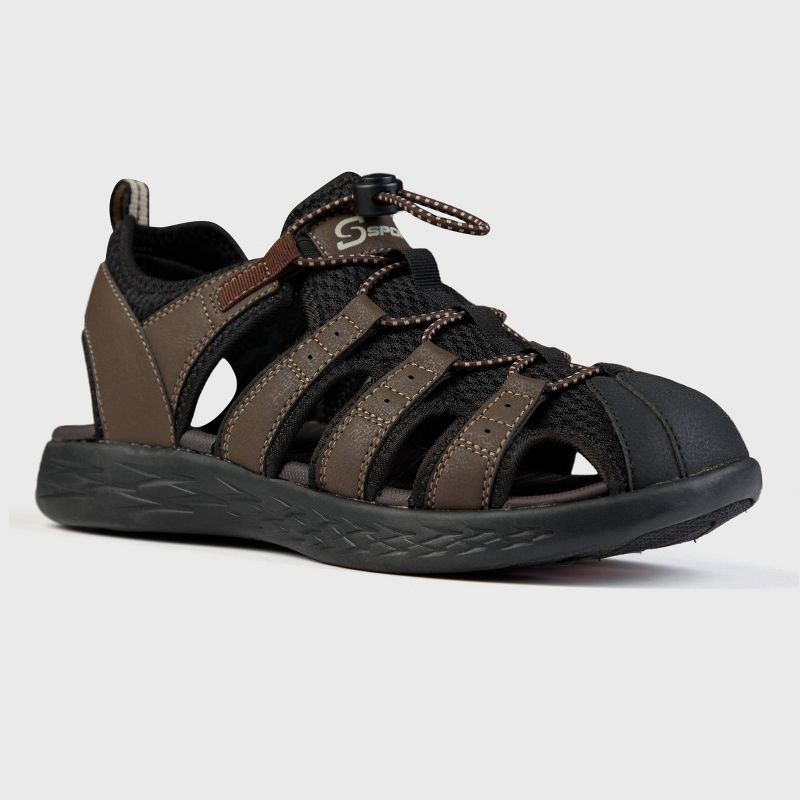 slide 1 of 4, S Sport By Skechers Men's Mizza Hiking Sandals - Brown 8, 1 ct