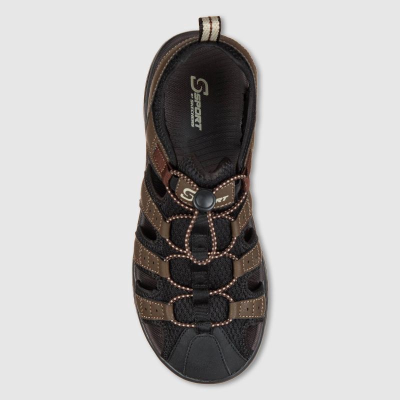 slide 3 of 4, S Sport By Skechers Men's Mizza Hiking Sandals - Brown 8, 1 ct