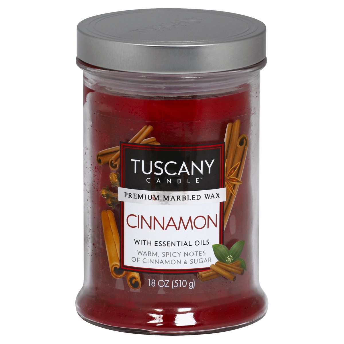 slide 3 of 8, Tuscany Candle Cinnamon Jar Candle, 1 ct