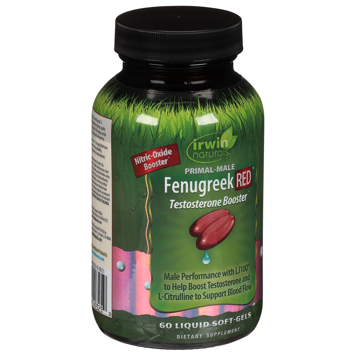 slide 9 of 9, Irwin Naturals Liquid Soft-Gels Fenugreek Red 60 Soft-gels, 60 ct
