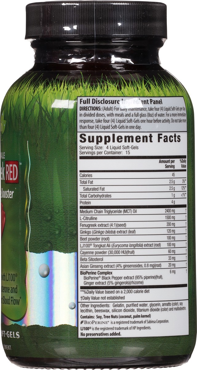 slide 8 of 9, Irwin Naturals Liquid Soft-Gels Fenugreek Red 60 Soft-gels, 60 ct
