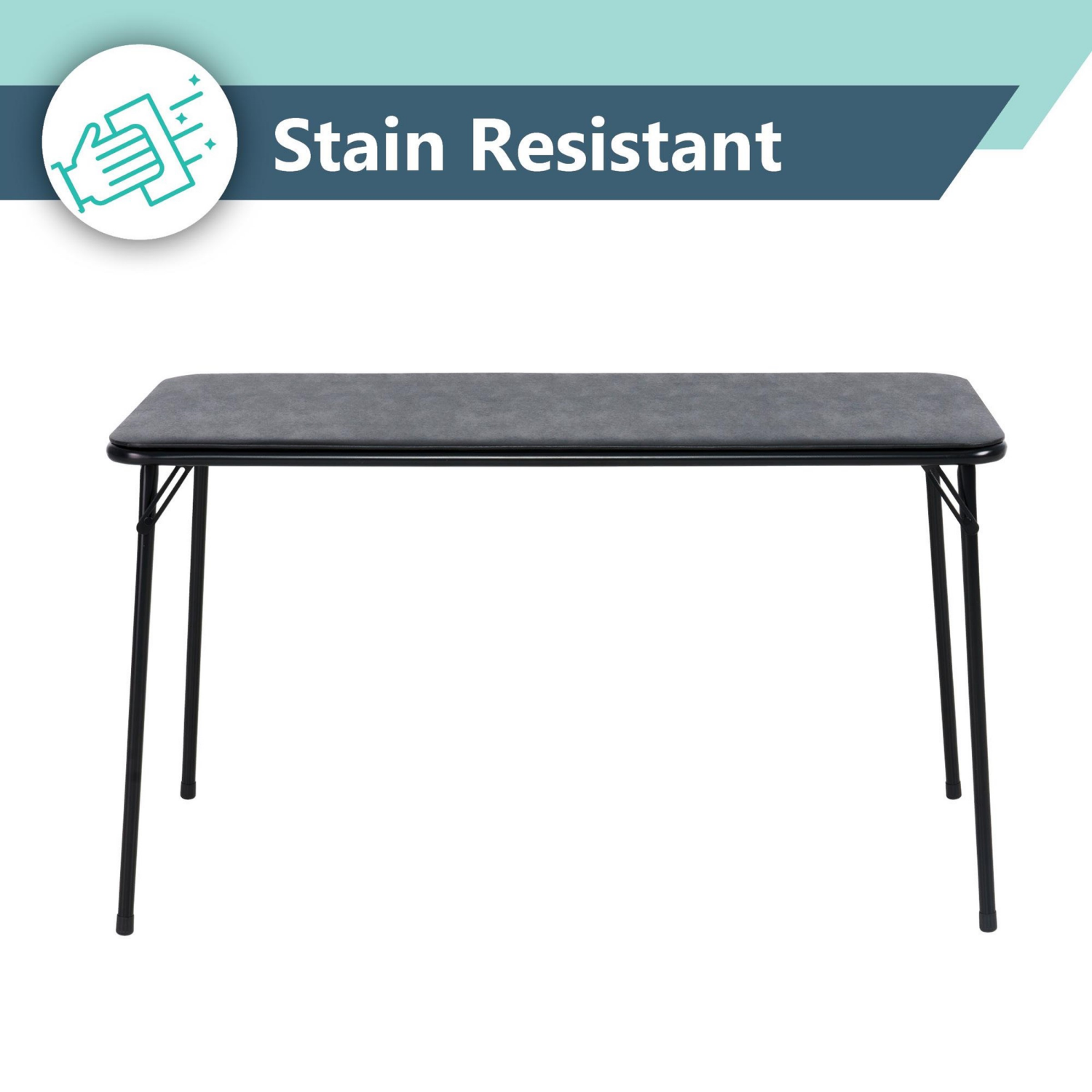 slide 4 of 8, Peakform Folding Table Black 20x48, 20 x 48 