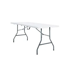 Fold In Half Banquet Resin Table 6'