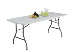 Fold In Half Banquet Resin Table 6'