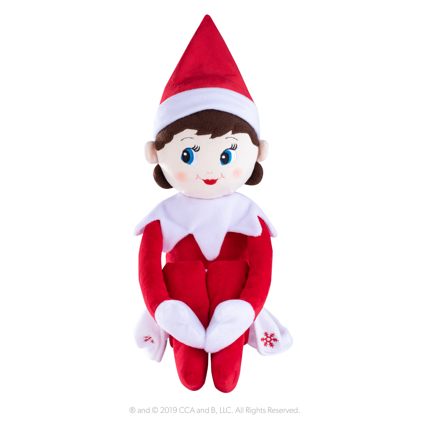 slide 3 of 5, THE ELF ON THE SHELF Plushee Pals Huggable Girl Blue-Eyed, 27-inch, 1 ct