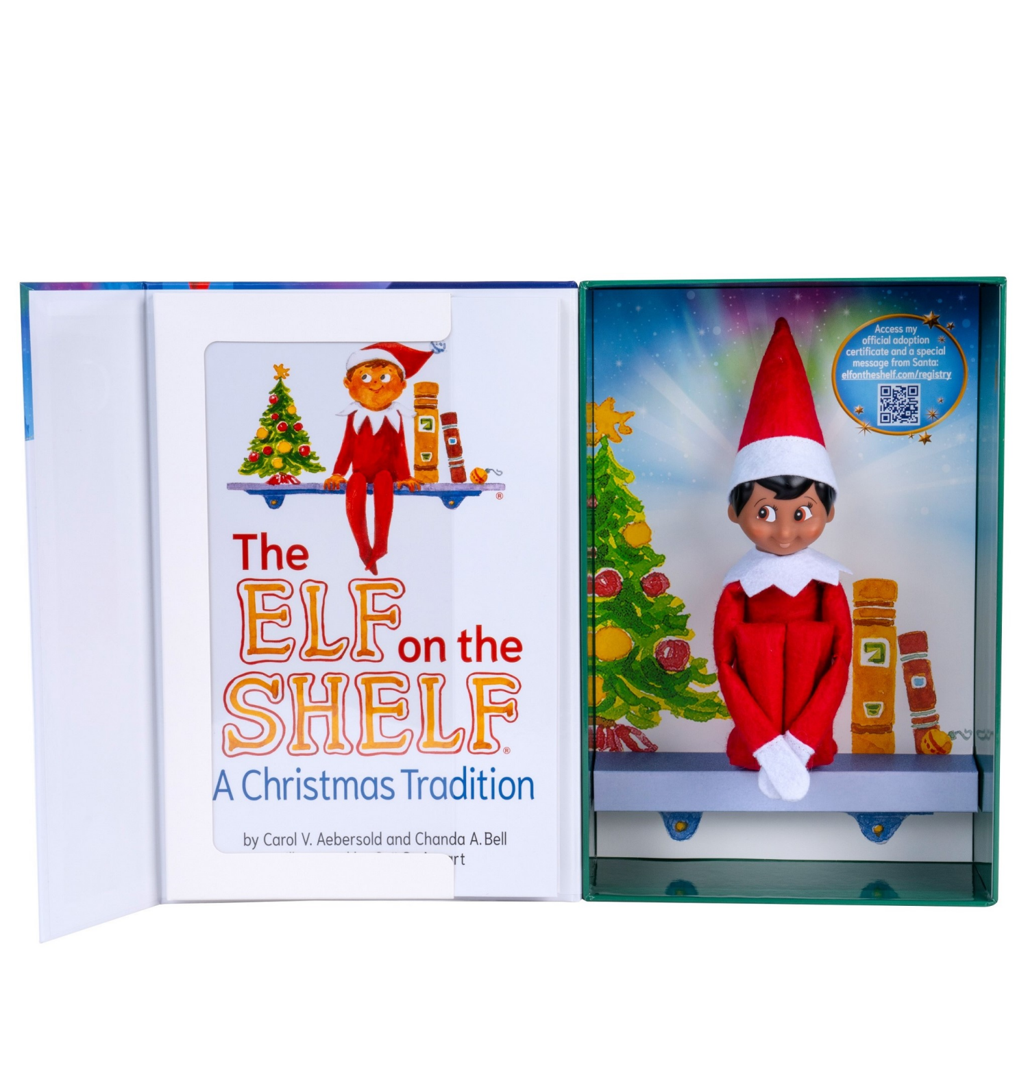 slide 5 of 6, The Elf On The Shelf Book And Boy Plush - Dark, 1 ct