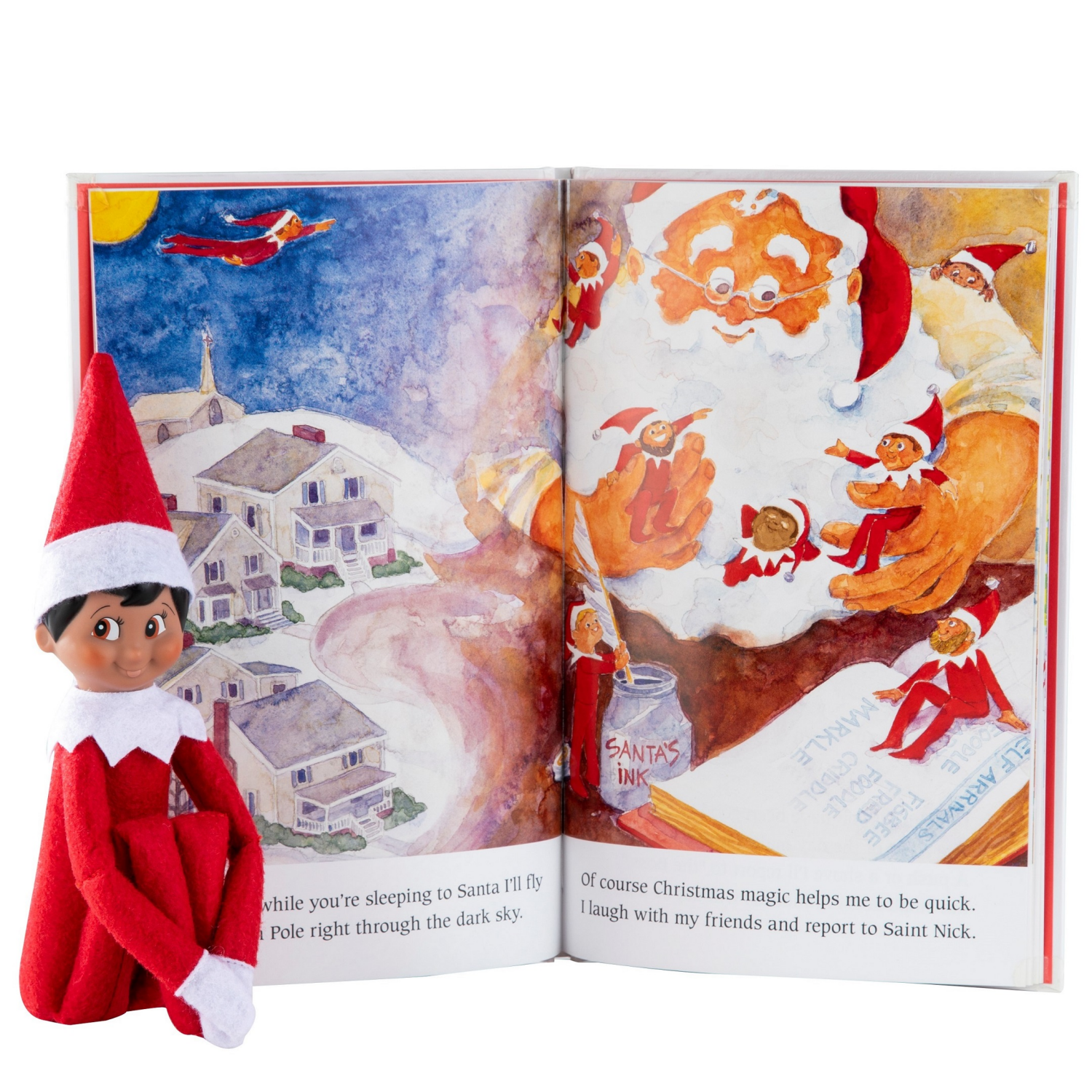 slide 6 of 6, The Elf On The Shelf Book And Boy Plush - Dark, 1 ct