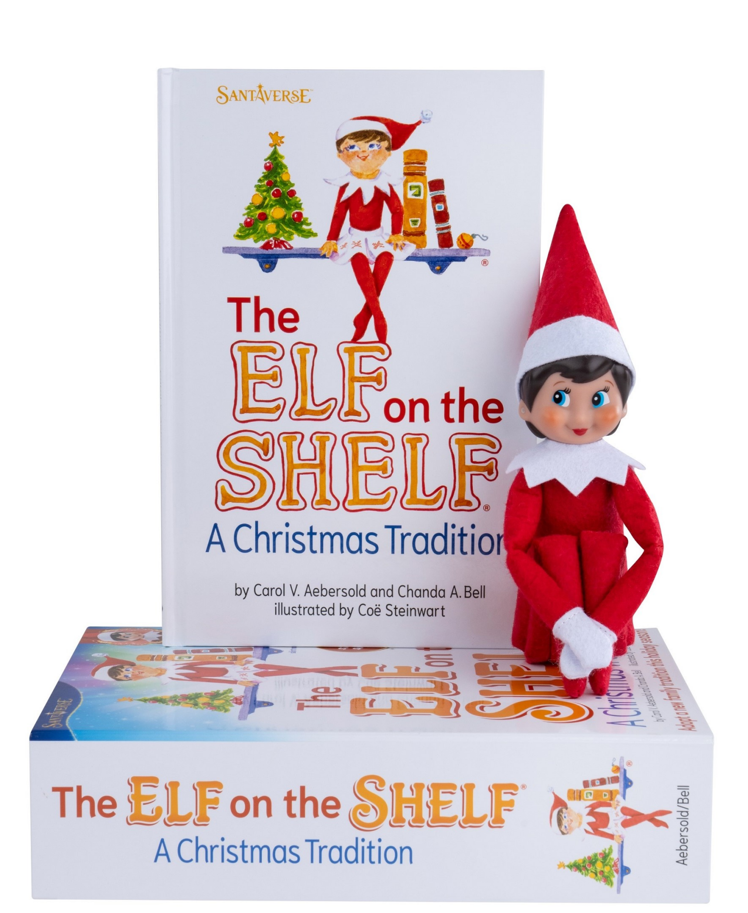 slide 3 of 6, The Elf on the Shelf Girl Storybook & Scout Elf 2 Pieces, 2 ct