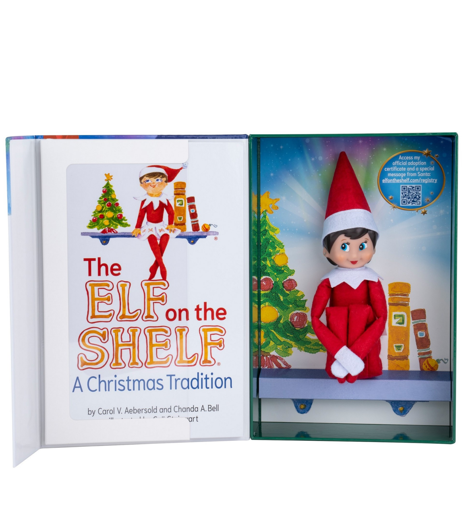 slide 5 of 6, The Elf on the Shelf Girl Storybook & Scout Elf 2 Pieces, 2 ct