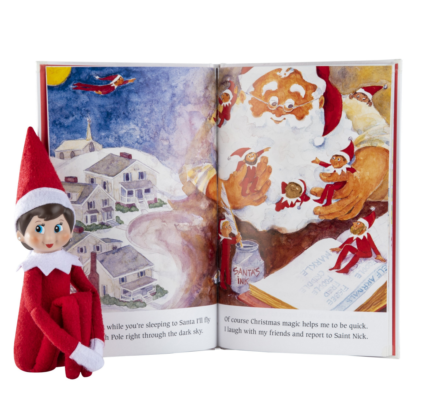 slide 6 of 6, The Elf on the Shelf Girl Storybook & Scout Elf 2 Pieces, 2 ct