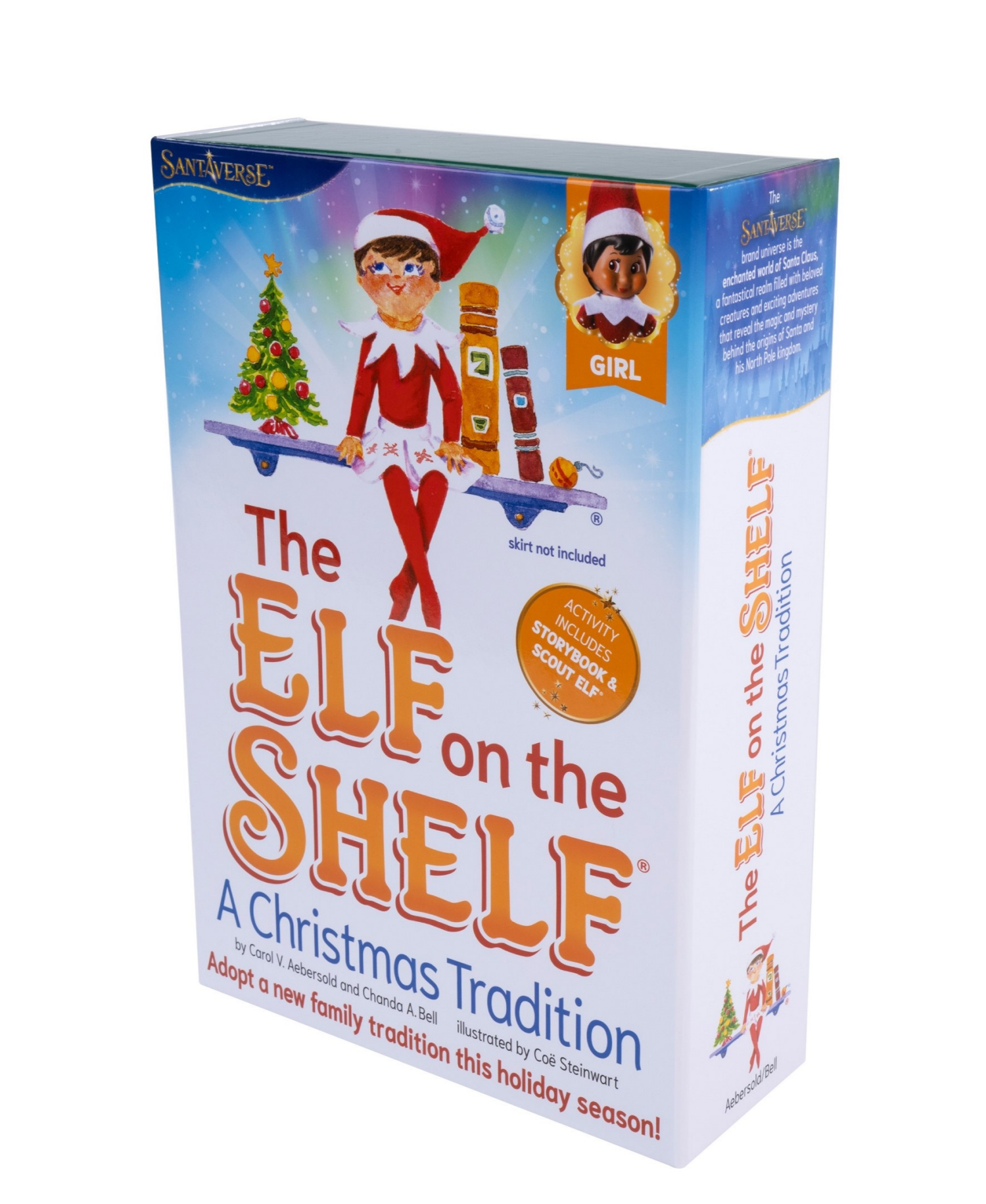 slide 4 of 6, The Elf on the Shelf Elf On The Shelf A Christmas Tradition Book & Brown Eyed Girl Scout Elf, 2 ct