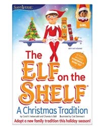 The Elf on the Shelf Elf On The Shelf A Christmas Tradition Book & Brown Eyed Girl Scout Elf
