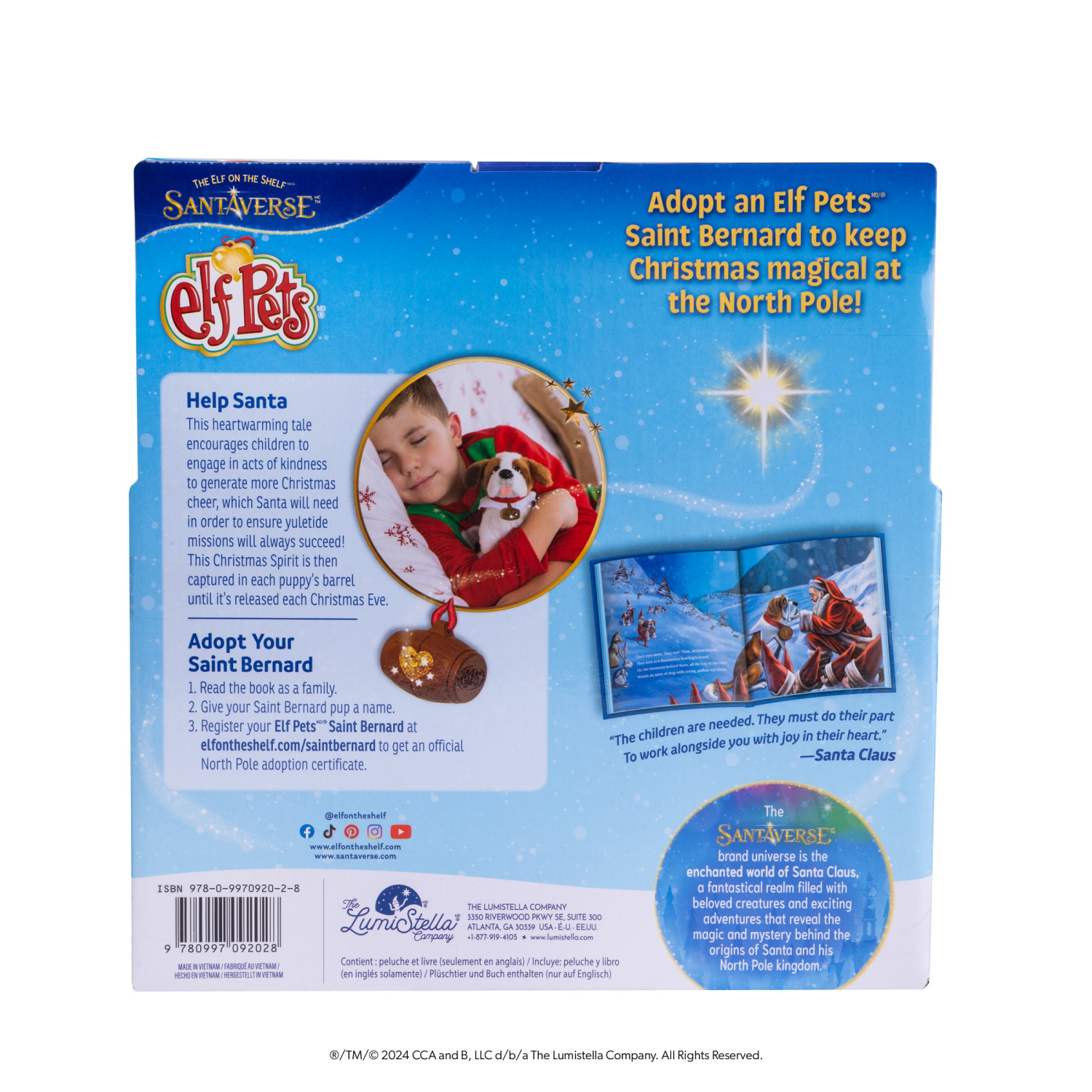 slide 2 of 6, Elf Pets 3+ Saint Bernard 1 Each, 1 ct