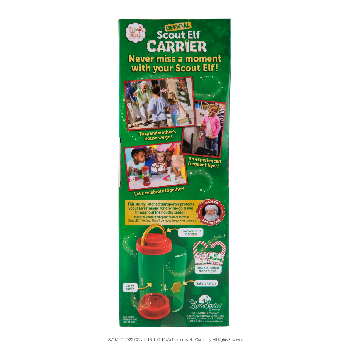 slide 13 of 29, The Elf on the Shelf 3+ Scout Elf Carrier 3 Pieces 1 ea, 1 ct