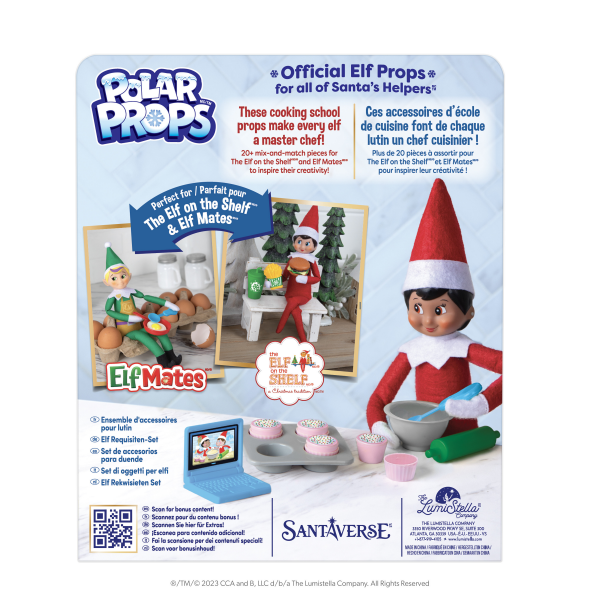 slide 8 of 21, THE ELF ON THE SHELF Polar Props - Welcome to Cooking Class!, 1 ct