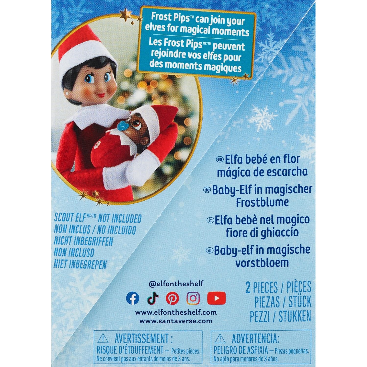 slide 4 of 5, The Elf On The Shelf Frost Pips Mini Bloom, Brown-Eyed Girl, 1 ct
