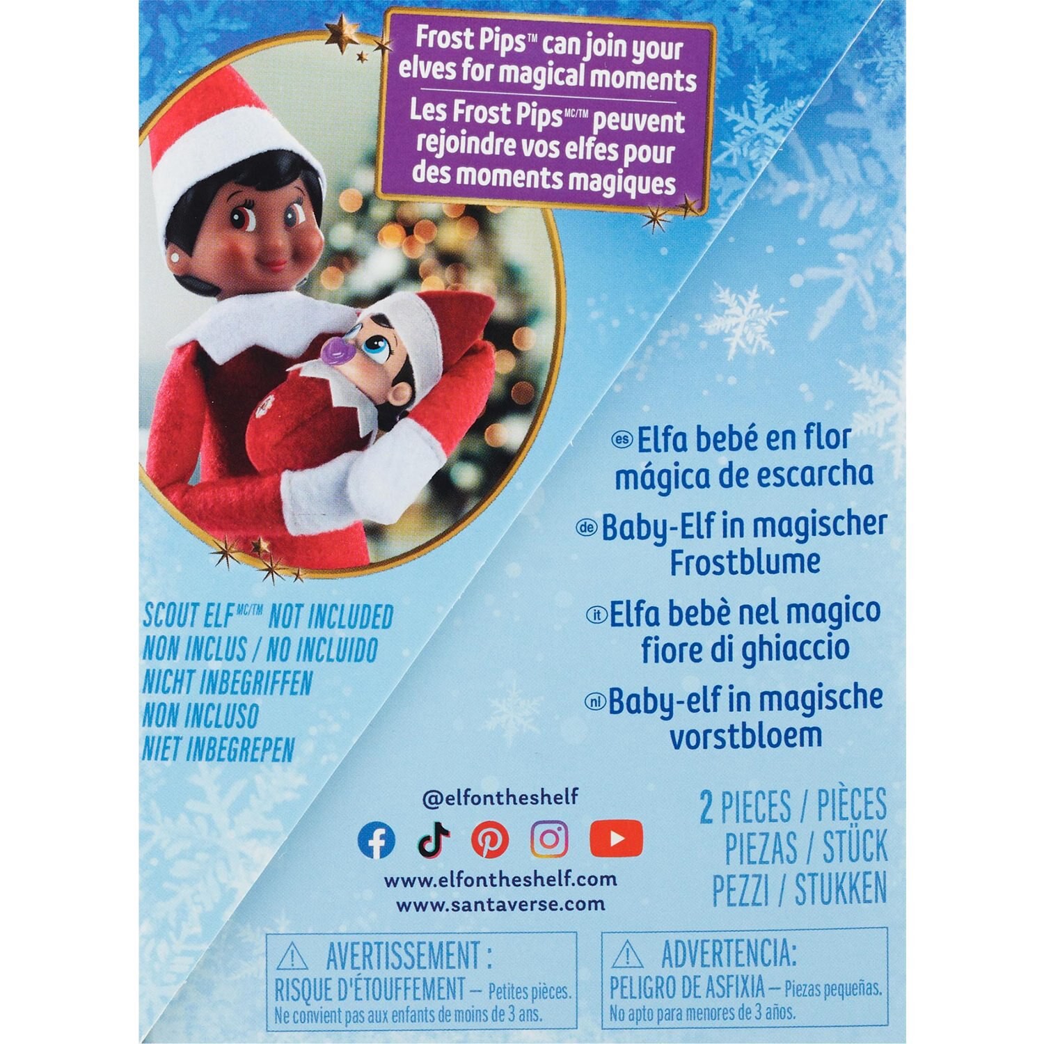 slide 5 of 5, The Elf On The Shelf Frost Pips Mini Bloom, Blue-Eyed Girl, 1 ct