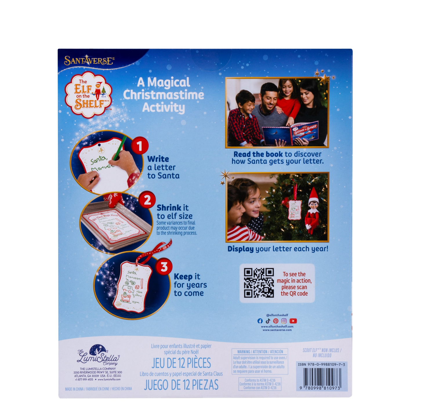 slide 7 of 7, The Elf on the Shelf 5+ Letters to Santa 12 Pieces 1 ea, 1 ct