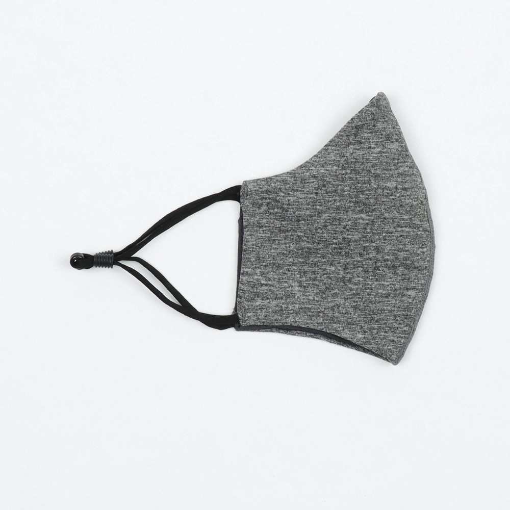 slide 2 of 2, Kids' Fabric Spacedye Mask - All in Motion Dark Gray, 1 ct