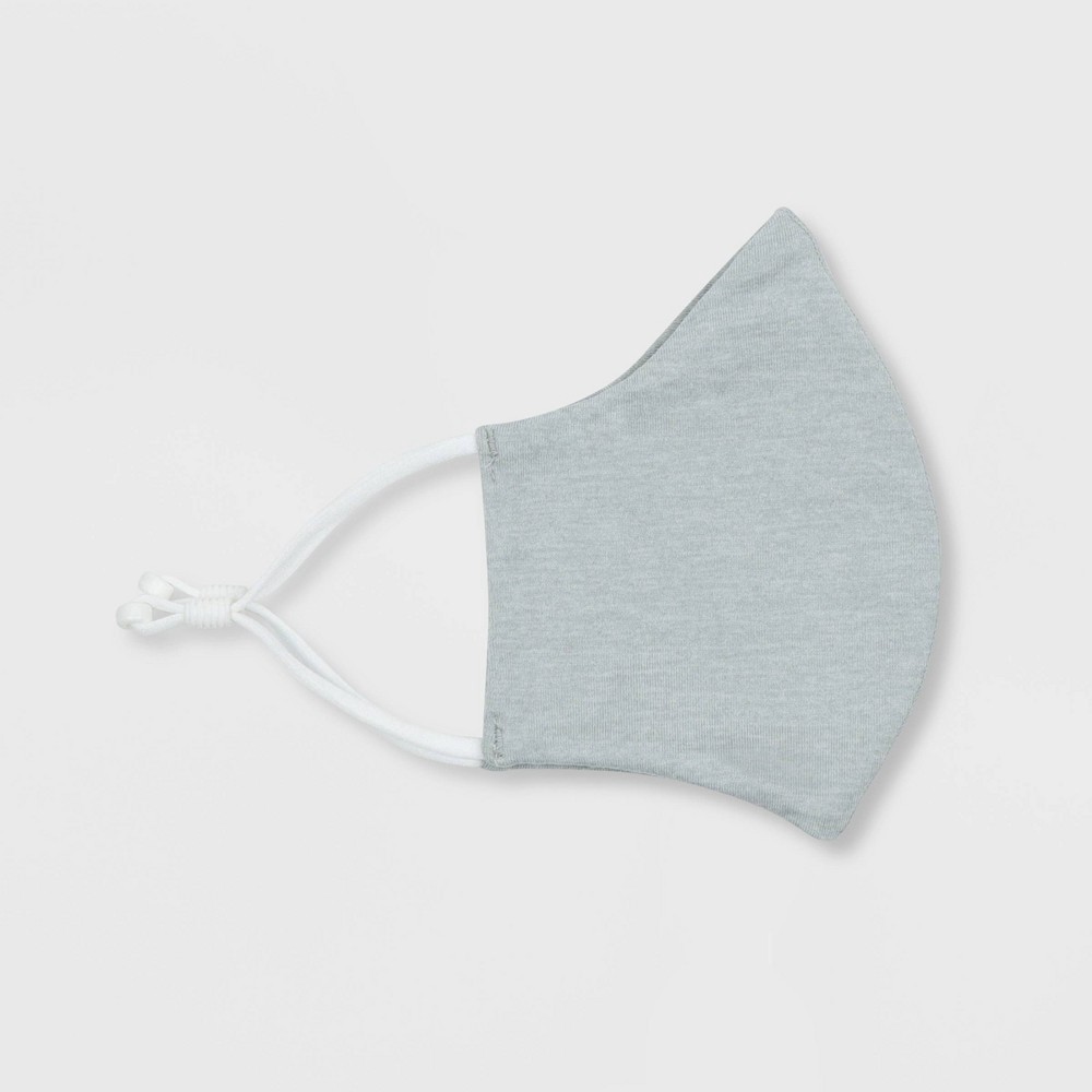 slide 2 of 2, Kids' Fabric Spacedye Mask - All in Motion Light Gray, 1 ct