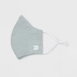 Kids' Fabric Spacedye Mask - All in Motion Light Gray
