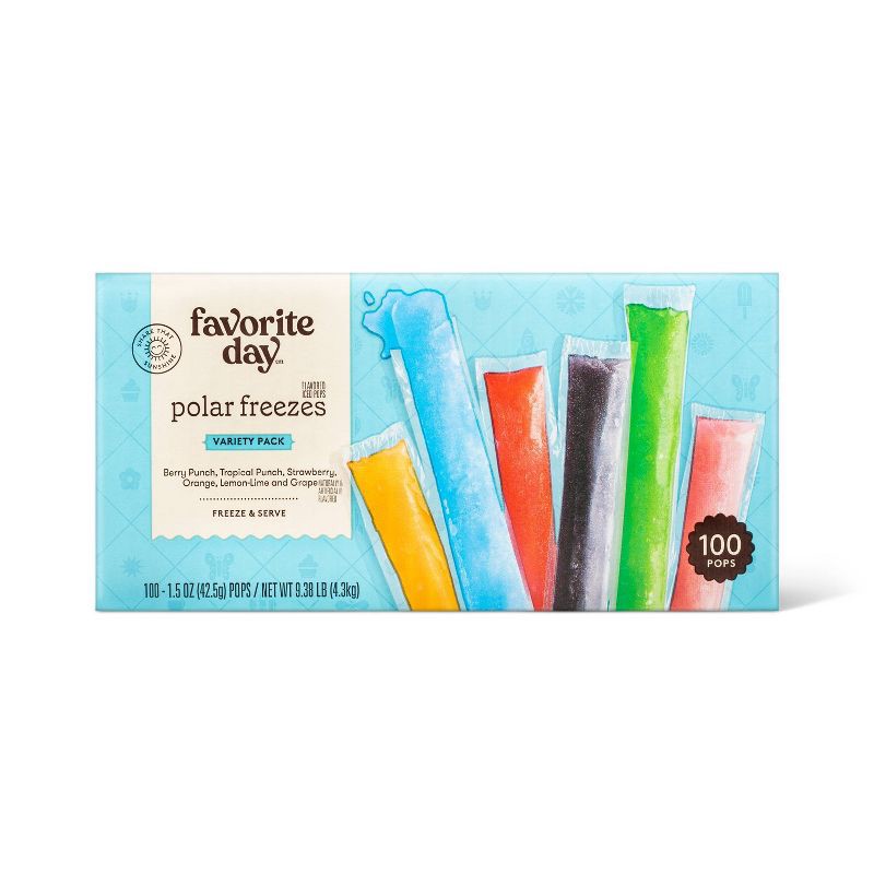 slide 1 of 4, Freeze Pops - 100ct - Favorite Day™, 100 ct