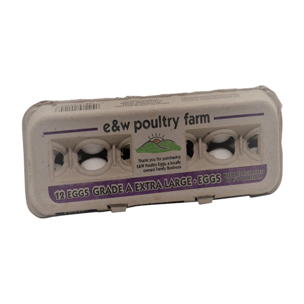 slide 1 of 1, E&W Poultry Farm Grade A Extra Large Eggs, 12 ct
