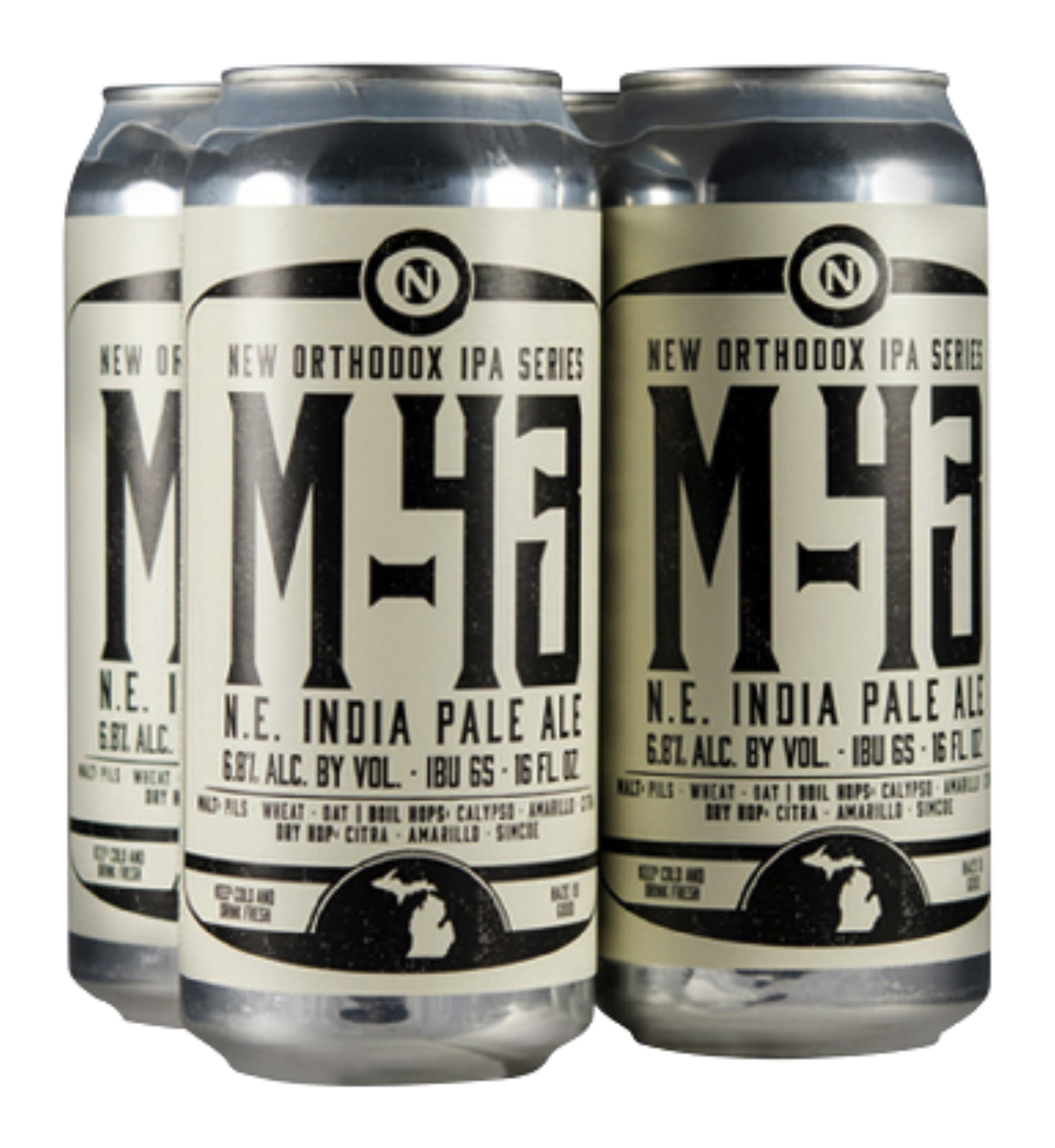 slide 1 of 1, Old Nation New Orthodox India Pale Ale Series M-43 N.E. India Pale Ale Beer, 4 ct; 16 oz