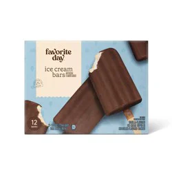 Vanilla Ice Cream Bars - 12pk/30 fl oz - Favorite Day™