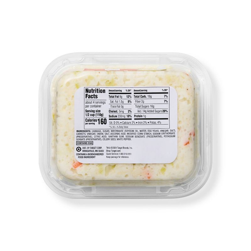 slide 2 of 3, Homestyle Coleslaw - 15oz - Market Pantry™, 15 oz
