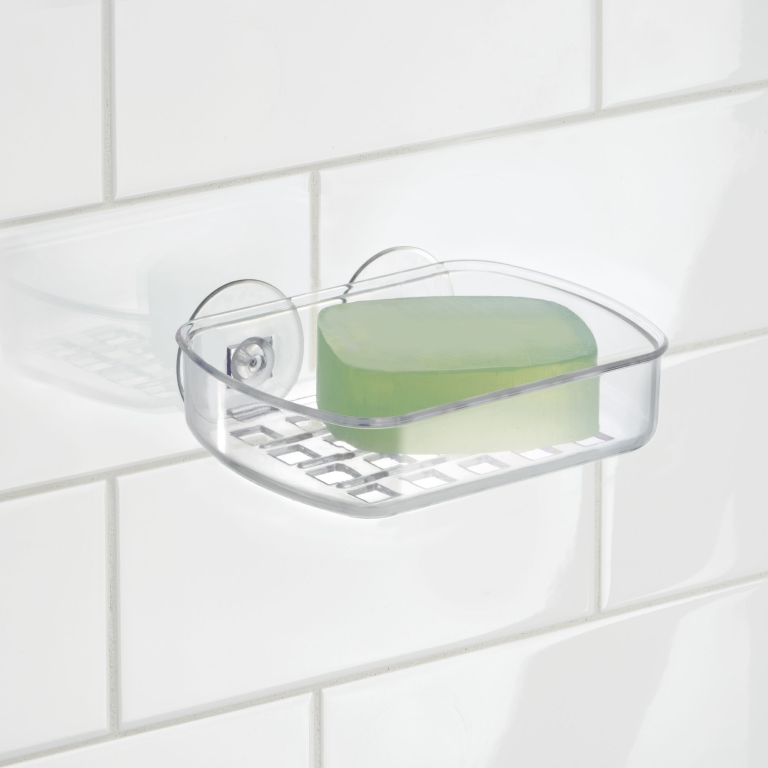 slide 4 of 5, iDesign Suction Soap Dish 1 ea, 1 ct