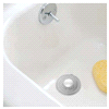 slide 7 of 9, InterDesign Metro Ultra Bathroom Shower Drain Protector - Gray/Silver, 1 ct