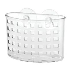InterDesign Suction Bath Organizer Caddy, Clear