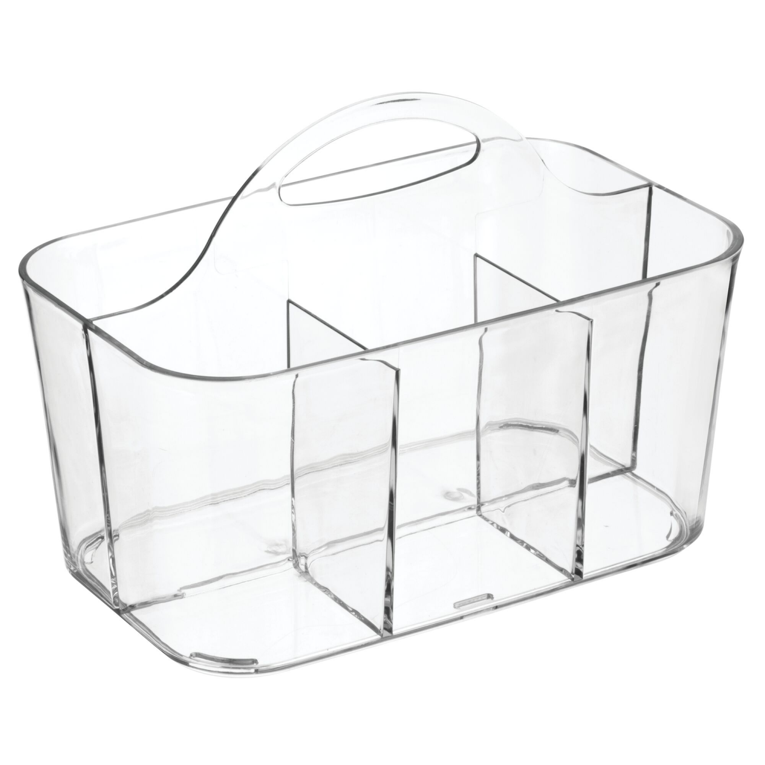 slide 6 of 8, Clear Clarity Caddy, 4 compartments, 1 ct
