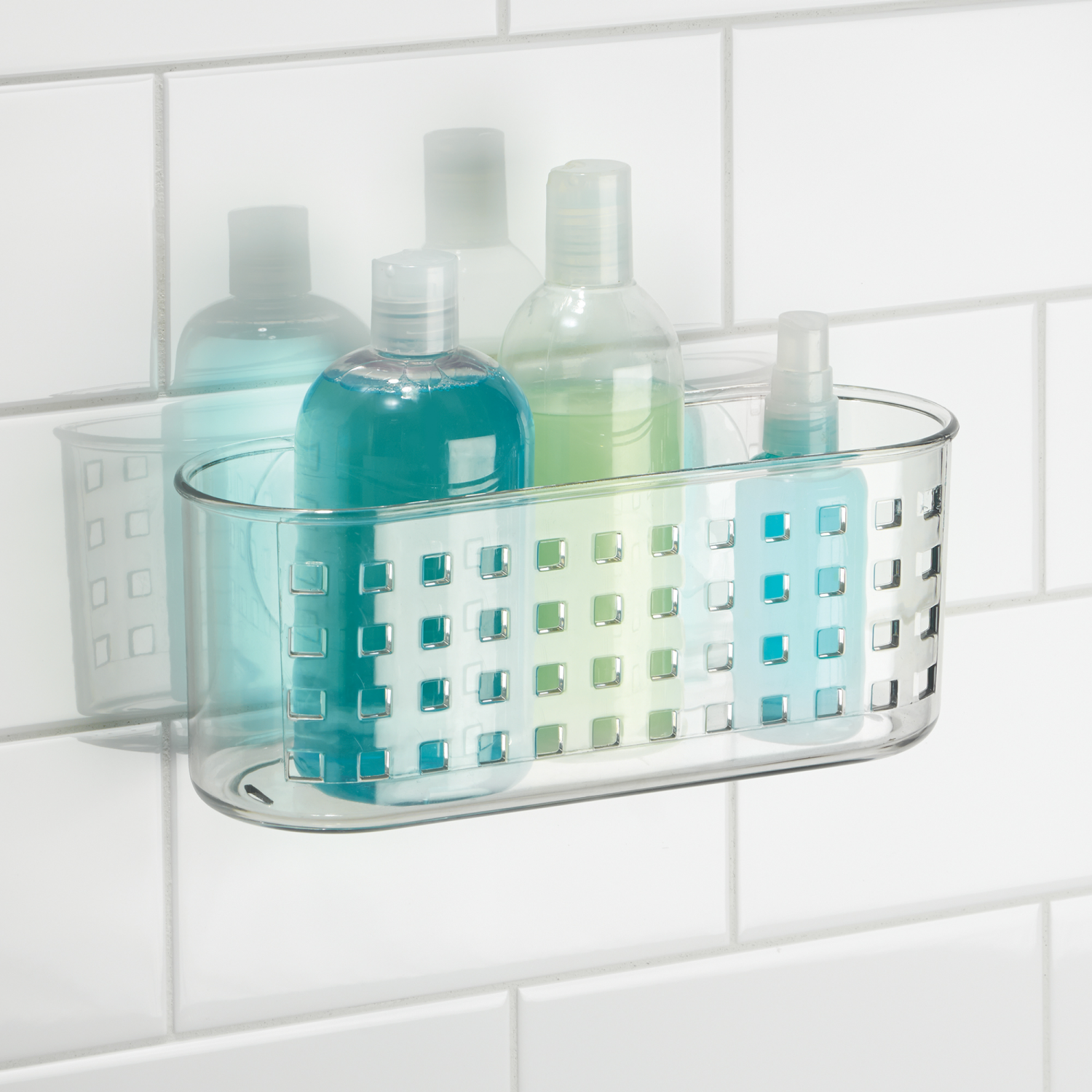 slide 4 of 5, InterDesign Suction Shower Basket, 1 ct