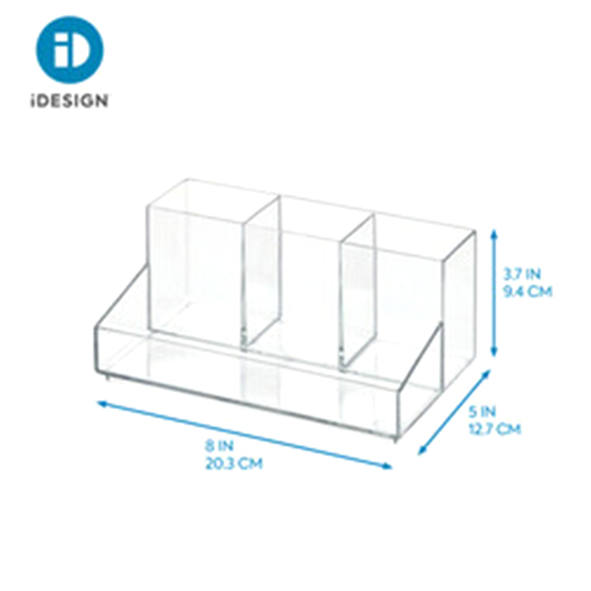 iDesign Clarity Cosmetic & Vanity Organizer Clear