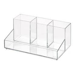 Clear Clarity Cosmetic & Vanity Organizer, 8" x 5" x 3.7"