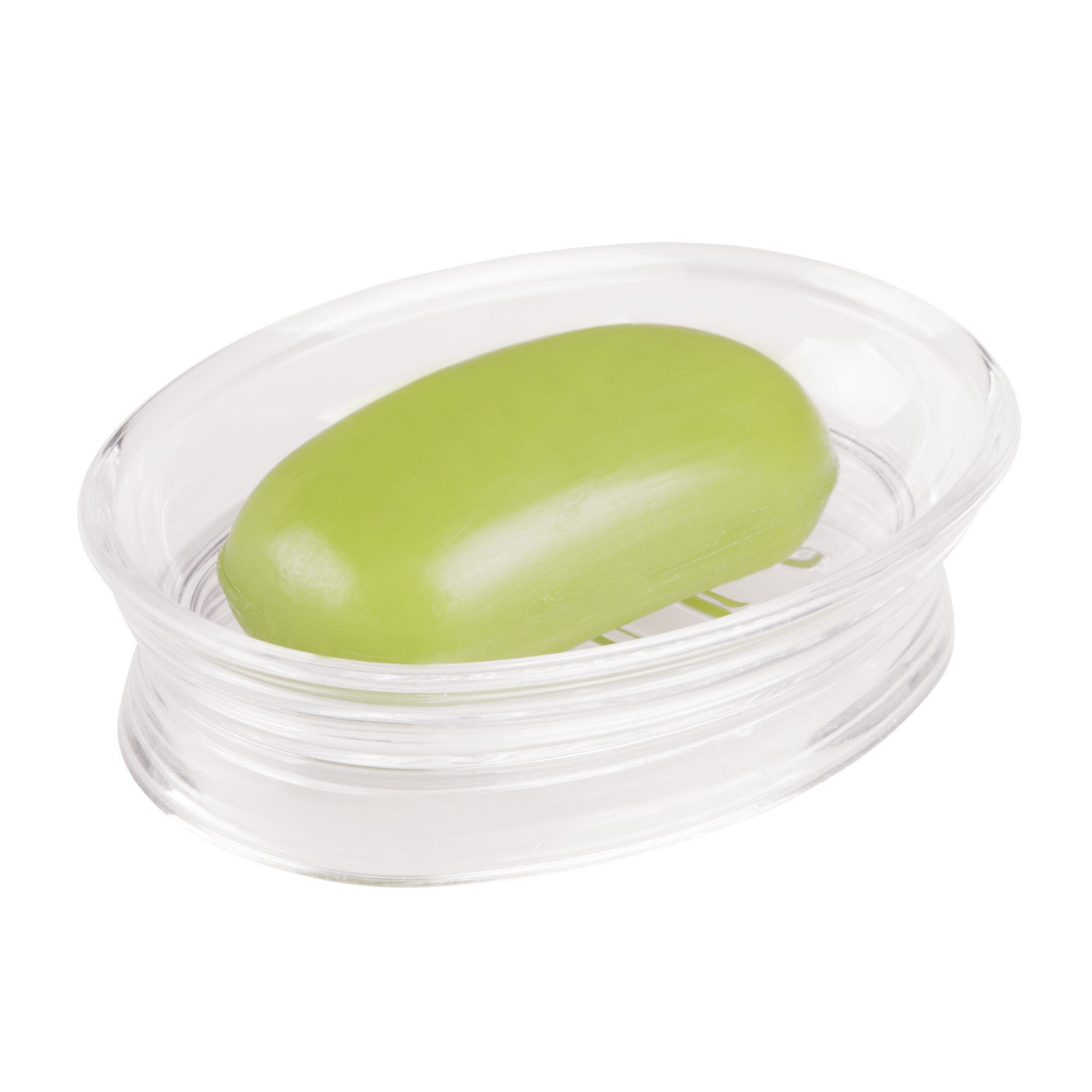 slide 3 of 3, InterDesign Franklin Soap Dish, Clear, 1 ct