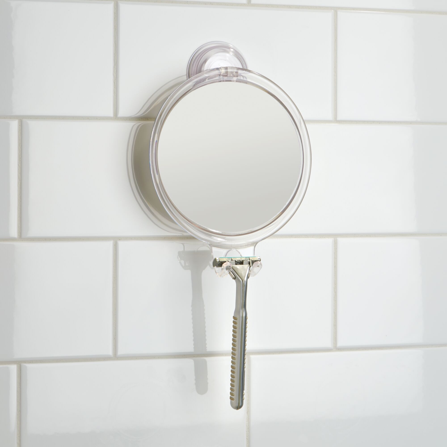 slide 2 of 4, InterDesign Suction Mirror 1 ea, 1 ct