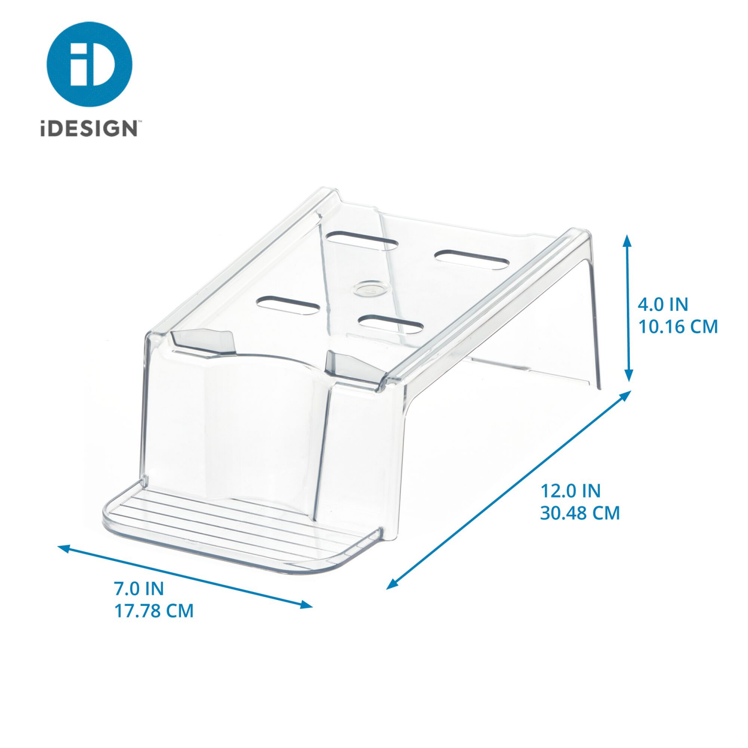 slide 2 of 5, iDesign Laundry Detergent Riser, Clear, 1 ct