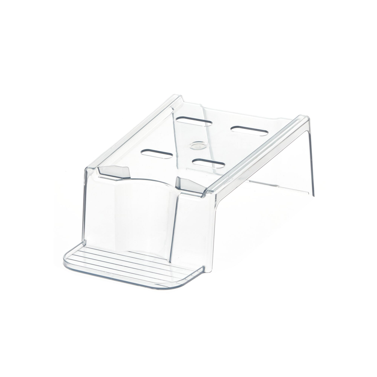 slide 1 of 5, iDesign Laundry Detergent Riser, Clear, 1 ct