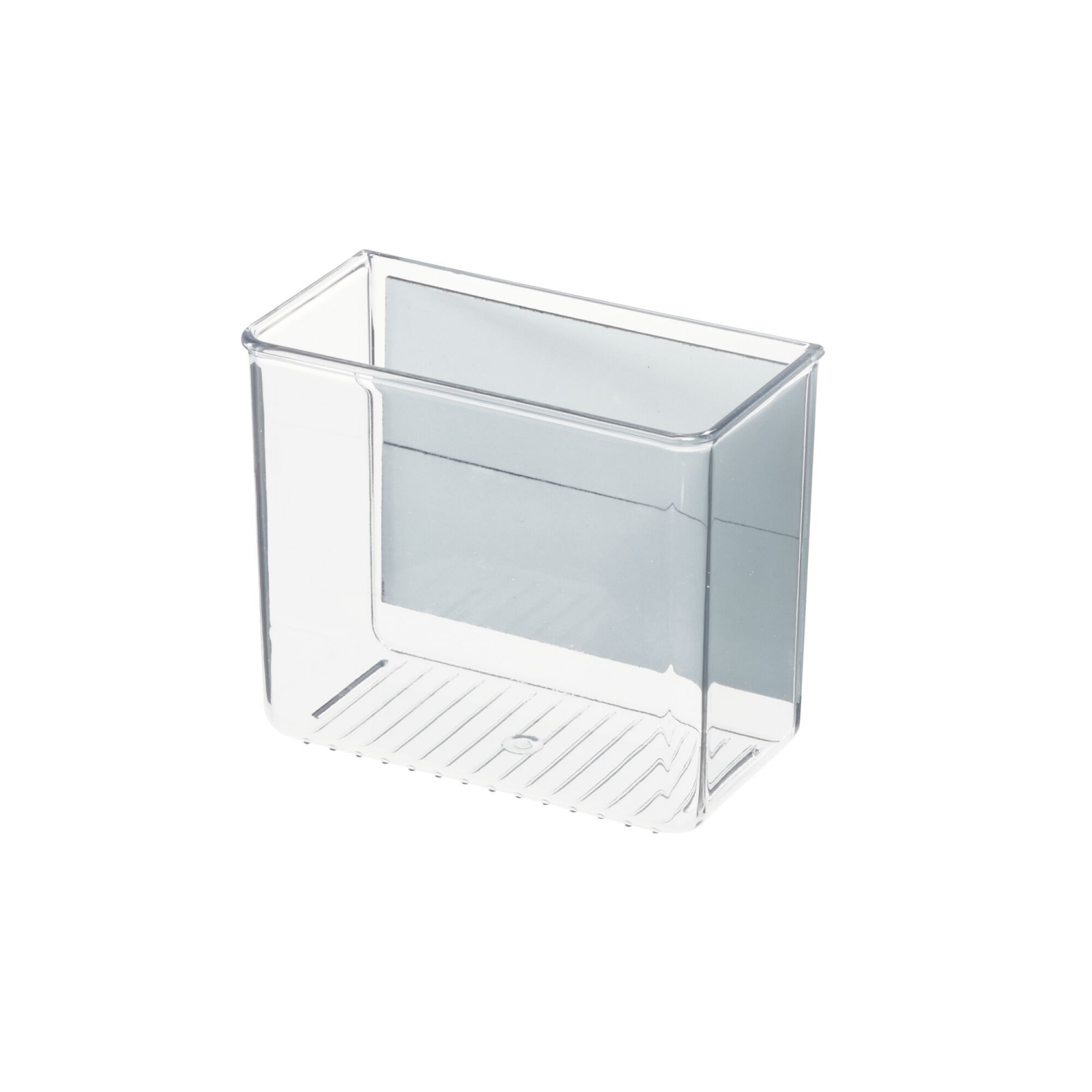 slide 1 of 6, iDesign Magnetic Laundry Bin, Small, Clear, 1 ct
