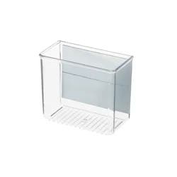 iDesign Magnetic Laundry Bin, Small, Clear