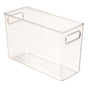 slide 2 of 5, Interdesign iDesign Clear Linus Bath Bin, 5 x 12 x 8 in, MED