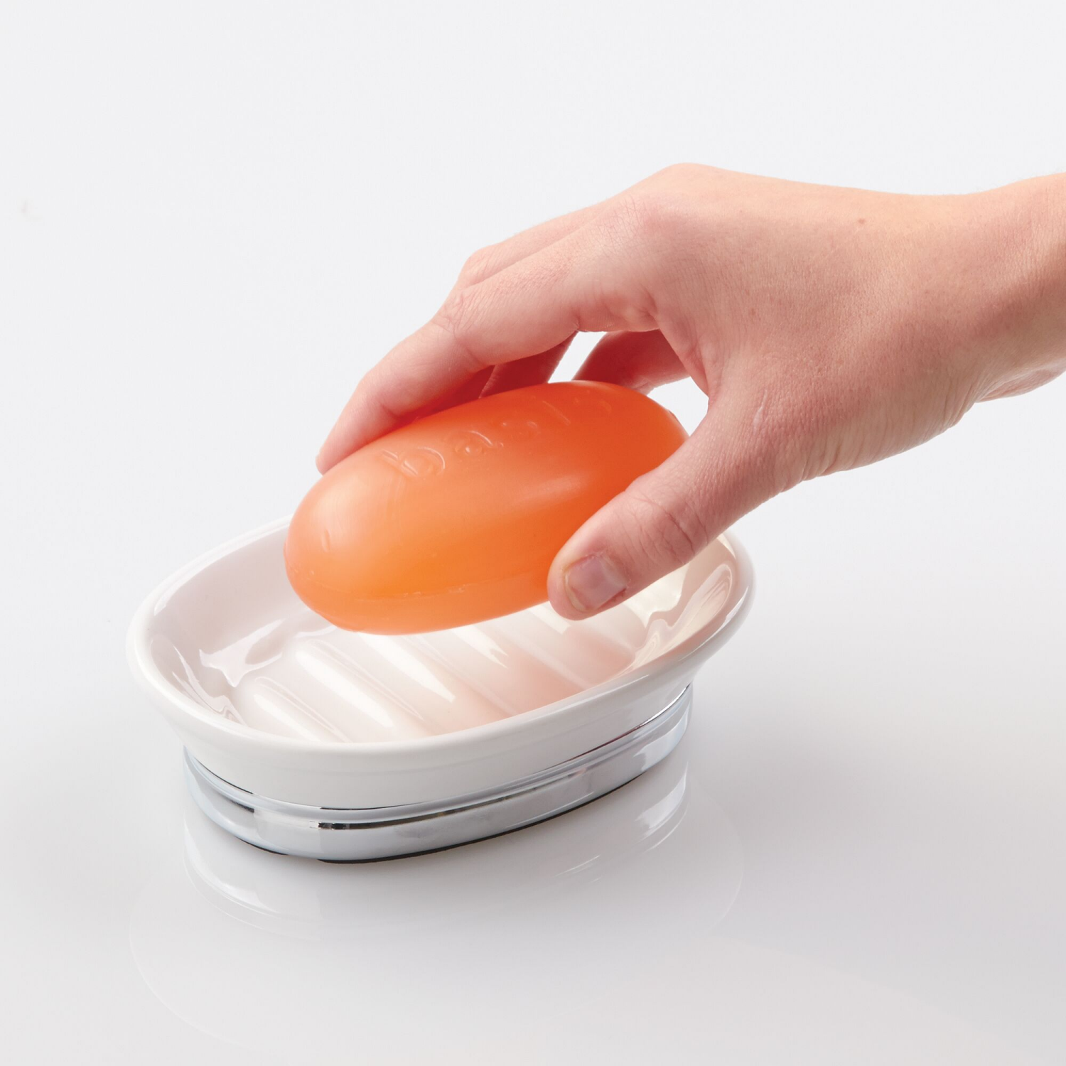 slide 2 of 6, Interdesign York White Soap Dish, 1 ct