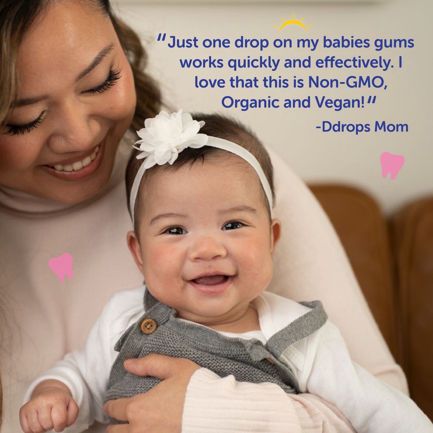 slide 4 of 10, Baby Ddrops Teething Liquid Drops, 1 ct