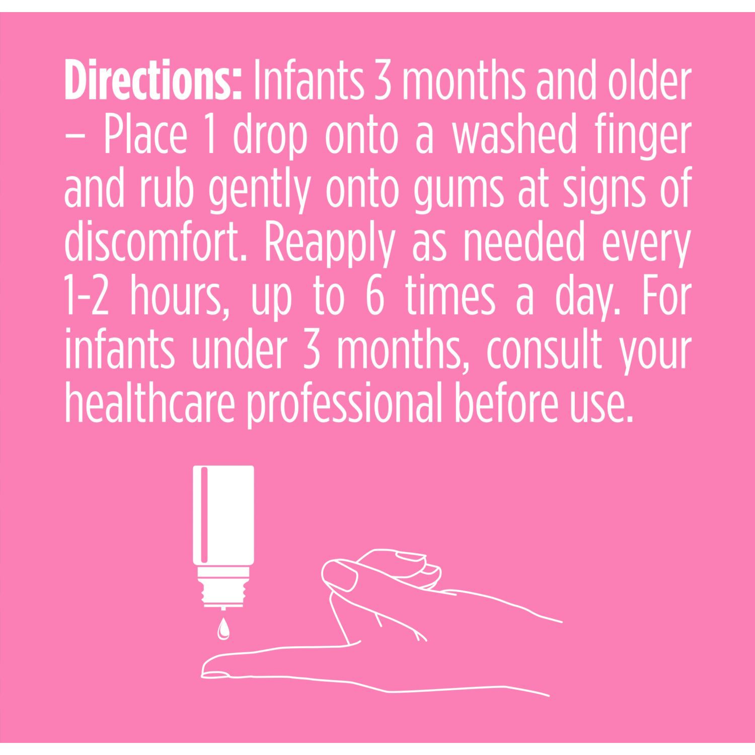 slide 9 of 10, Baby Ddrops Teething Liquid Drops, 1 ct