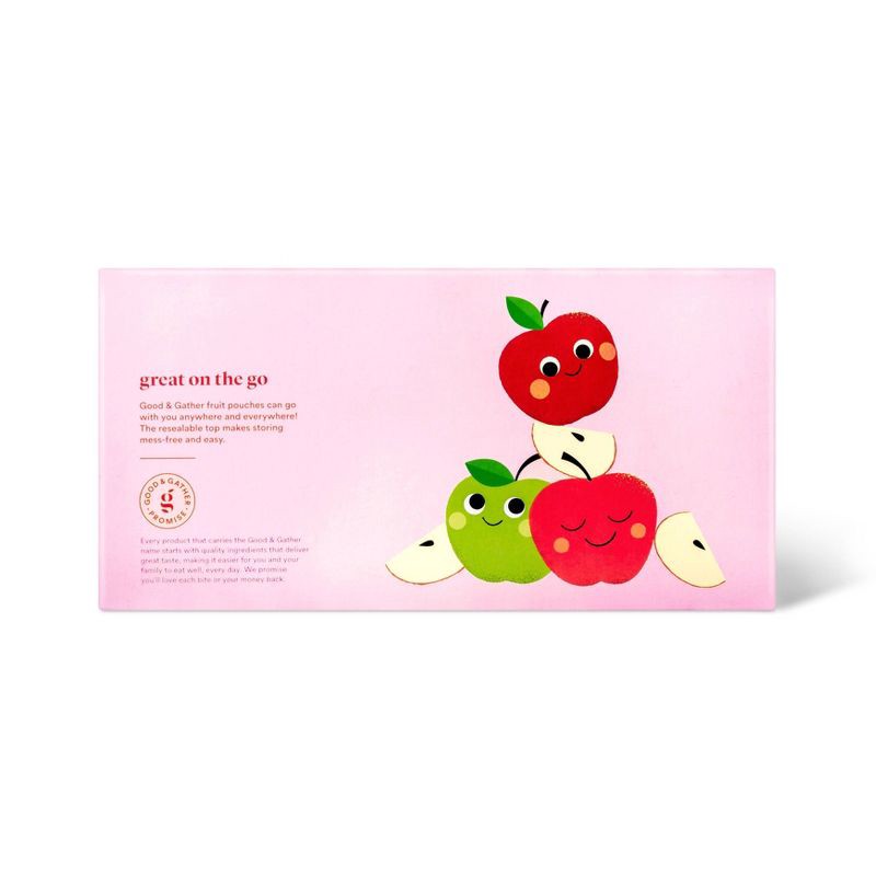 slide 3 of 4, Applesauce Pouches Original - 12ct - Good & Gather™, 12 ct