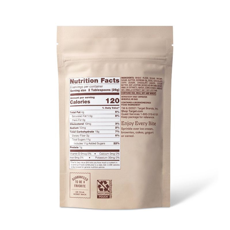 slide 3 of 3, Frozen Chocolate Chip Cookie Dough Snacks - 8oz - Favorite Day™, 8 oz